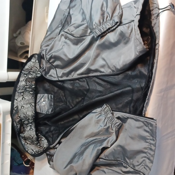 Actology Metallic Gray Hooded Jacket NWT Dillard's XL - Picture 5 of 11